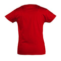 Rot - Side - SOLS Mädchen Cherry T-Shirt, Kurzarm