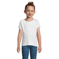 Weiß - Back - SOLS Mädchen Cherry T-Shirt, Kurzarm