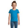 Wasserblau - Back - SOLS Mädchen Cherry T-Shirt, Kurzarm