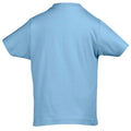 Himmelblau - Back - SOLS Kinder Imperial T-Shirt, Baumwolle, Kurzarm
