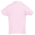 Pink - Back - SOLS Kinder Imperial T-Shirt, Baumwolle, Kurzarm