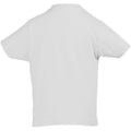 Weiß - Back - SOLS Kinder Imperial T-Shirt, Baumwolle, Kurzarm