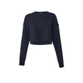 Marineblau - Front - Bella + Canvas - Sweatshirt kurz geschnitten für Damen