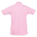 Pink - Back - SOLS Kinder Polo Shirt Summer II