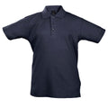 Marineblau - Front - SOLS Kinder Polo Shirt Summer II