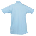 Atoll Blau - Back - SOLS Kinder Polo Shirt Summer II