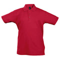 Rot - Front - SOLS Kinder Polo Shirt Summer II