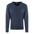 Marineblau - Front - PRO RTX Herren Pro Acryl V-Ausschnitt Sweater