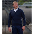 Marineblau - Side - PRO RTX Herren Pro Acryl V-Ausschnitt Sweater