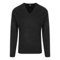 Schwarz - Front - PRO RTX Herren Pro Acryl V-Ausschnitt Sweater