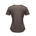 Dunkelgrau - Back - Regatta Activewear Damen T-Shirt Torino kurzärmlig