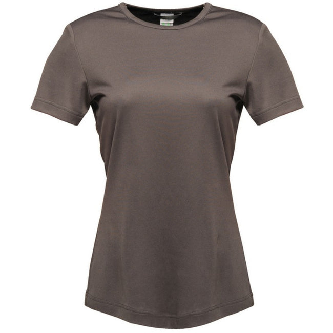 Dunkelgrau - Front - Regatta Activewear Damen T-Shirt Torino kurzärmlig
