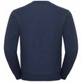 Indigo meliert - Back - Russell Herren Authentic Meliertes Sweatshirt