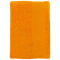 Orange - Back - SOLS Island  Handtuch, Badetuch  (30cm x 50 cm)