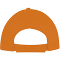 Orange - Back - SOLS Unisex Buzz Baseballkappe