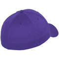 Violett - Back - Flexfit Unisex Baseballkappe