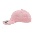 Pink - Back - Flexfit Unisex Baseballkappe mit niedrigem Profil