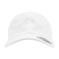 Weiß - Front - Flexfit Unisex Baseballkappe mit niedrigem Profil
