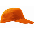 Orange - Front - SOLS Unisex Sunny Baseballkappe