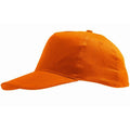 Orange - Back - SOLS Unisex Sunny Baseballkappe