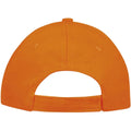 Orange - Side - SOLS Unisex Sunny Baseballkappe