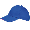 Royal Blau-Neon Koralle - Front - SOLS Unisex Buffalo Baseballkappe
