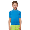 Wasserblau - Back - Proact Kinder T-Shirt Surf