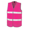 Fluoreszierendes Pink - Front - Result - "Core" Hi-Vis Weste für Herren-Damen Unisex