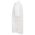 Weiß - Side - Henbury - "Modern" Formelles Hemd für Herren kurzärmlig