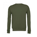 Grün - Front - Bella + Canvas Erwachsene Unisex Drop Schulter Sweatshirt