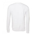 Weiß - Back - Bella + Canvas Erwachsene Unisex Drop Schulter Sweatshirt