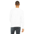 Weiß - Pack Shot - Bella + Canvas Erwachsene Unisex Drop Schulter Sweatshirt