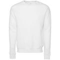 DTG Weiß - Front - Bella + Canvas Erwachsene Unisex Drop Schulter Sweatshirt
