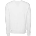 DTG Weiß - Back - Bella + Canvas Erwachsene Unisex Drop Schulter Sweatshirt