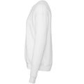 DTG Weiß - Side - Bella + Canvas Erwachsene Unisex Drop Schulter Sweatshirt