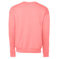 Pink - Back - Bella + Canvas Erwachsene Unisex Drop Schulter Sweatshirt
