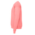 Pink - Side - Bella + Canvas Erwachsene Unisex Drop Schulter Sweatshirt