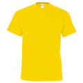Gold - Front - SOLS Herren Victory T-Shirt, V-Ausschnitt, Kurzarm