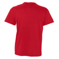 Rot - Back - SOLS Herren Victory T-Shirt, V-Ausschnitt, Kurzarm