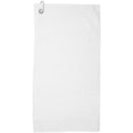 Weiß - Front - Towel City Bedruckbarer Rand Golf Handtuch