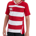 Rot-Weiß - Back - Canterbury Kinder Sporttop Evader Hooped Jersey