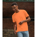 Neonorange - Side - AWDis Unisex Erwachsene Electric Tri-Blend T-Shirt
