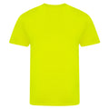 Neongelb - Back - AWDis Unisex Erwachsene Electric Tri-Blend T-Shirt