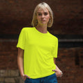 Neongelb - Side - AWDis Unisex Erwachsene Electric Tri-Blend T-Shirt