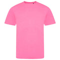 Neonpink - Front - AWDis Unisex Erwachsene Electric Tri-Blend T-Shirt
