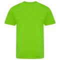 Neongrün - Back - AWDis Unisex Erwachsene Electric Tri-Blend T-Shirt