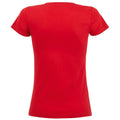 Rot - Back - SOLS Damen Milo Organik T-Shirt
