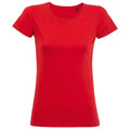 Rot - Front - SOLS Damen Milo Organik T-Shirt