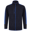 Marineblau-Blau - Front - Finden And Hales Unisex Erwachsene Mikro Fleece Jacke