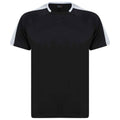 Schwarz-Weiß - Front - Finden and Hales Unisex Team T-Shirt